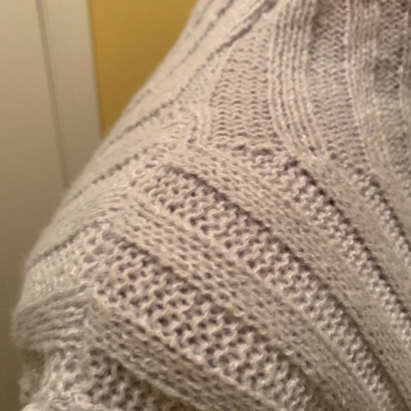 Shein Cozy Mock Turtleneck Sweater with knit balloon sleeves - Picture 7 of 9